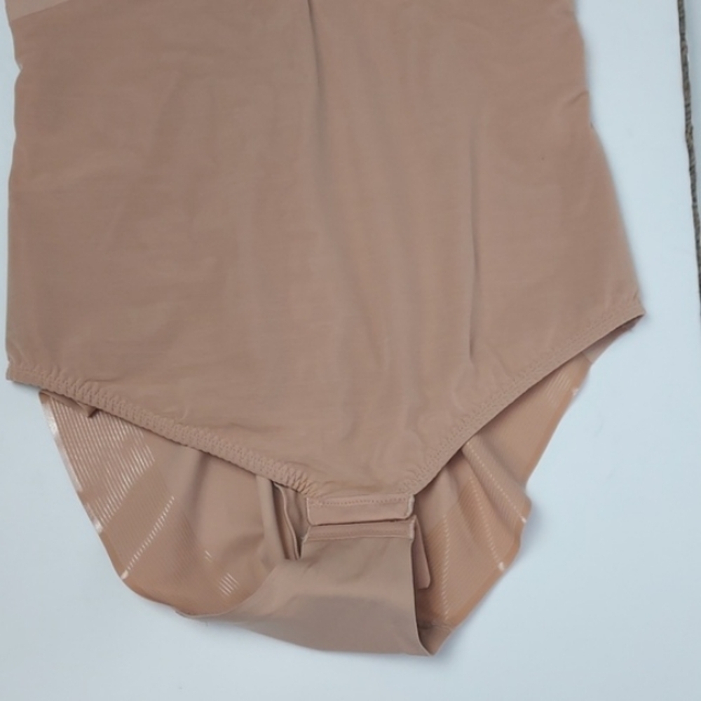 NEW HONEYLOVE Tank Bodysuit Nude 1X - Picture 4 of 13